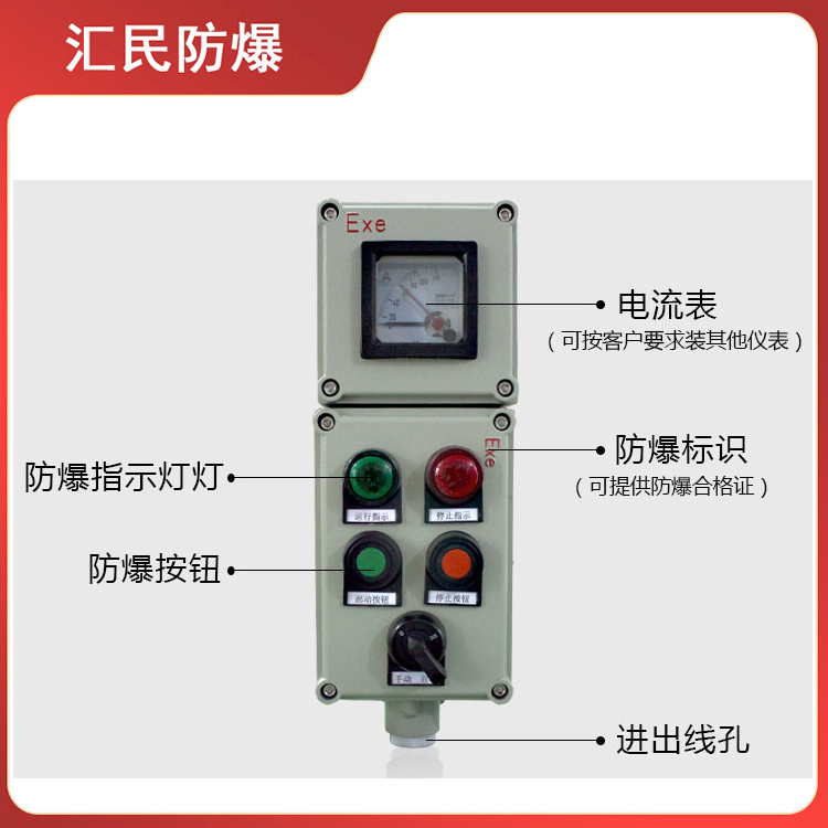安徽匯民防爆電氣有限公司帶儀表防爆操作柱 安徽匯民防爆電氣有限公司帶儀表防爆操作柱